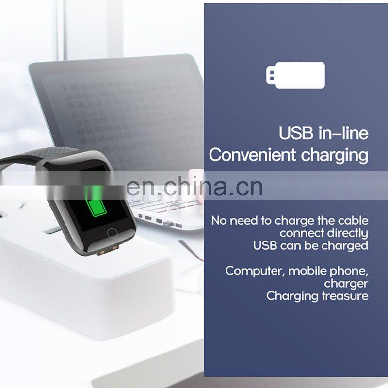 Smart Watch 116PLUS Luxury Man Sport Smartwatch Silicone Fitness Tracker smart watch band sport watch smart