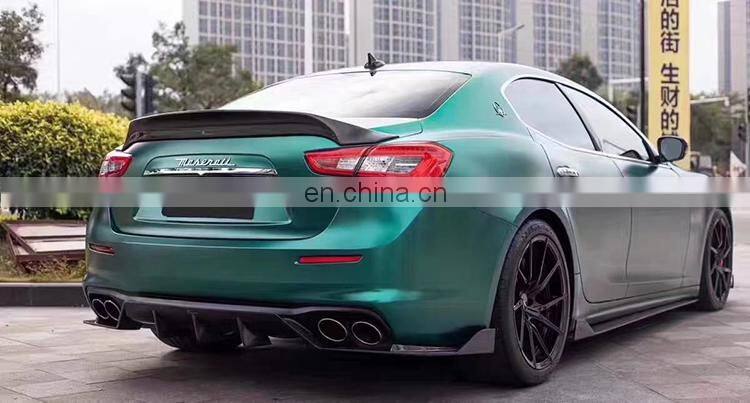 Runde Carbobn Fiber Material New Style Bodykit With Front Rear Lip Side Skirt Spoiler For Maserati Ghibli Body Kit