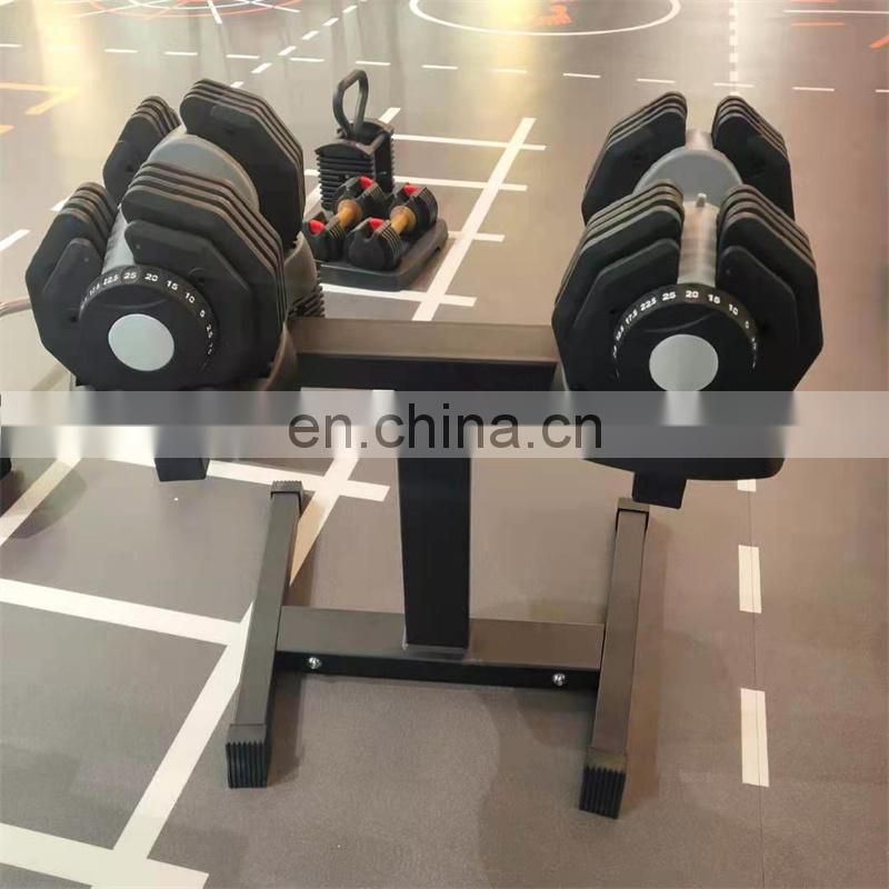 Adjustable Dumbbell Set 25KG Metal Customized Weightlifting Workout Blue Orange Blue Colorful Adjustable Dumbbell