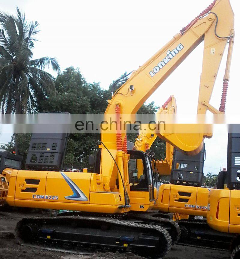 Lonking 24t hydraulic crawler excavator CDM6240 with 1.1 to 1.35m3 bucket