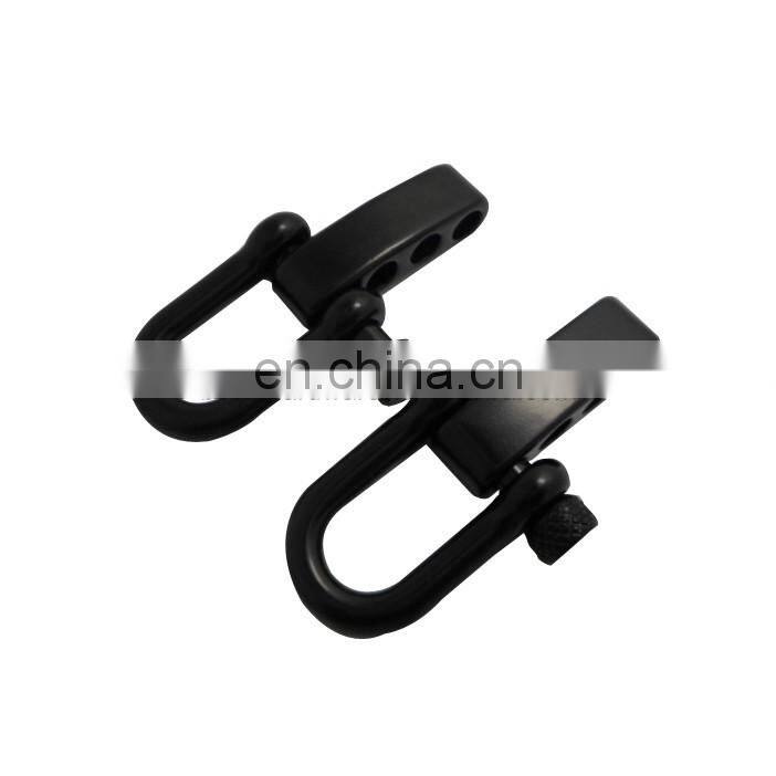 Durable Quality Stainless Steel 5mm Black Shackle