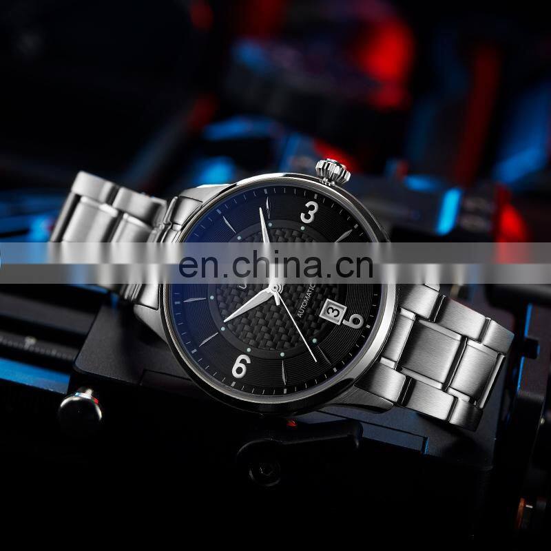 Utime Charming Automatic Watch For Man Calendar Date Display Japan Automatic Wristwatch U0036G Relogio Masculino