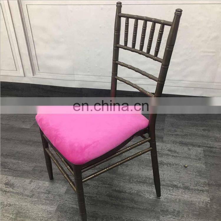 Good quality event decoration aluminium phoenix gold chairs