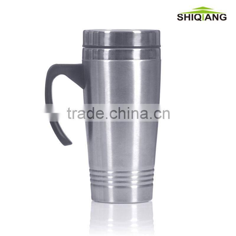 Hot sale high quality 450ml double wall stainless steel travel mug