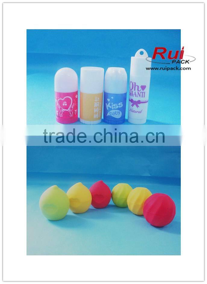 Black empty eyeliner tube with crown shaped cover, unique shape eyeliner case/container