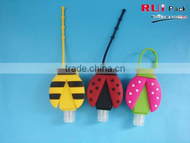 30ml multi-scented waterless liquid empty hand sanitizers holders,29ml silicone case for Hand washing liquid bottle