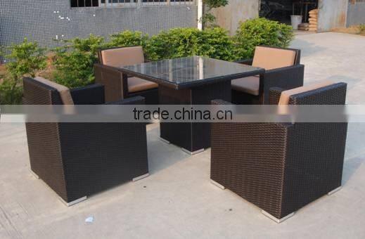 Night club furniture wicker pictures of dining table chair rattan luxury dining table