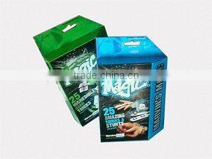 small magic toys packing paper box with a header
