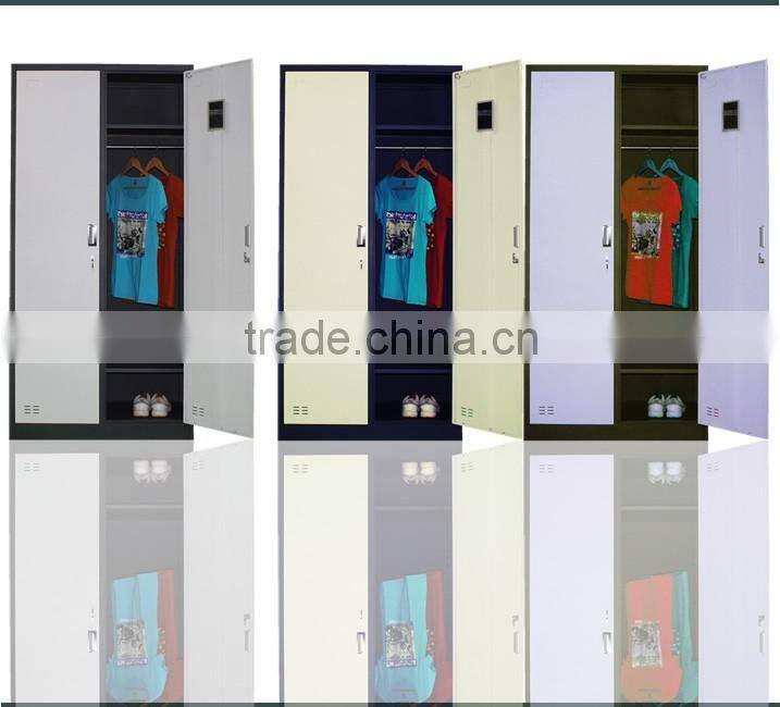 Godrej Steel Almirahs Deigns Detachable Metal Almirah Wardrobe 2 Mirror Doors Wardrobe Closet