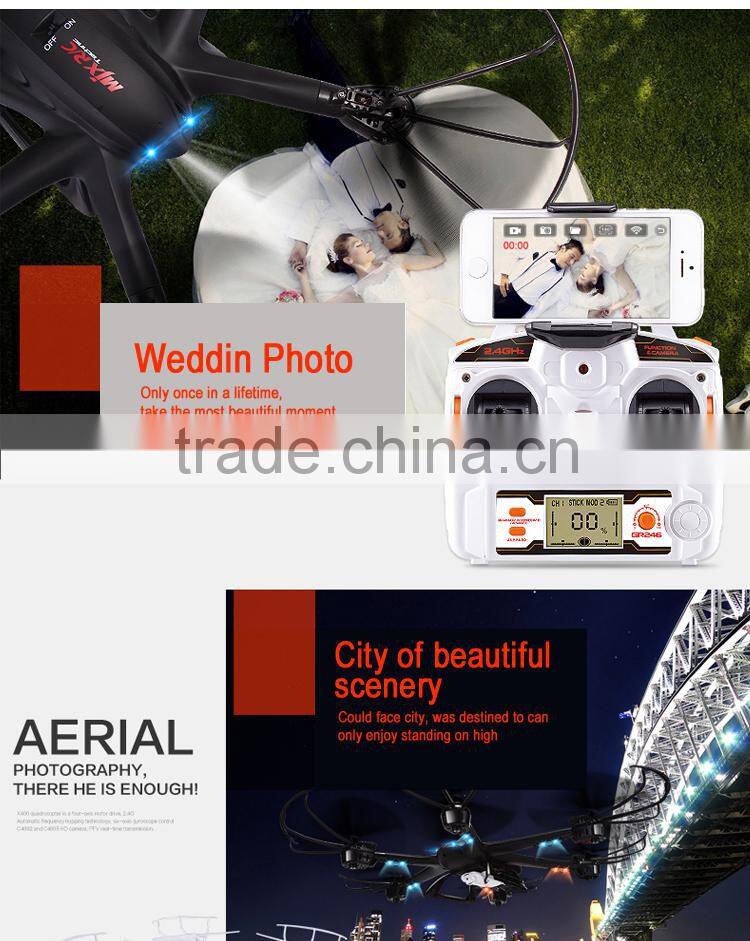 New arriving! MJX X600 drone Upgrade 2.4G 6 Axis RC Quadcopter Can Add C4002 & C4005( wifi FPV) Camera CF mode drone