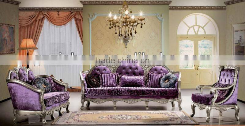 solid wood with hand crave classical sofa luxury