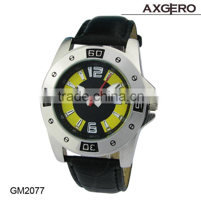 High quanlity stainless steel case back watches for men with nato watch straps