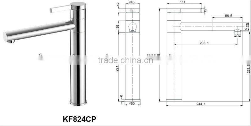 2014 New design brass wash basin faucet