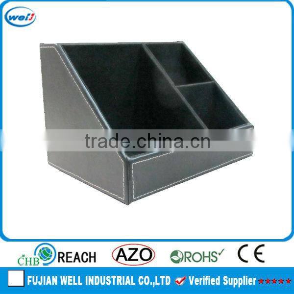 Office PU Leather Desktop File Organizer