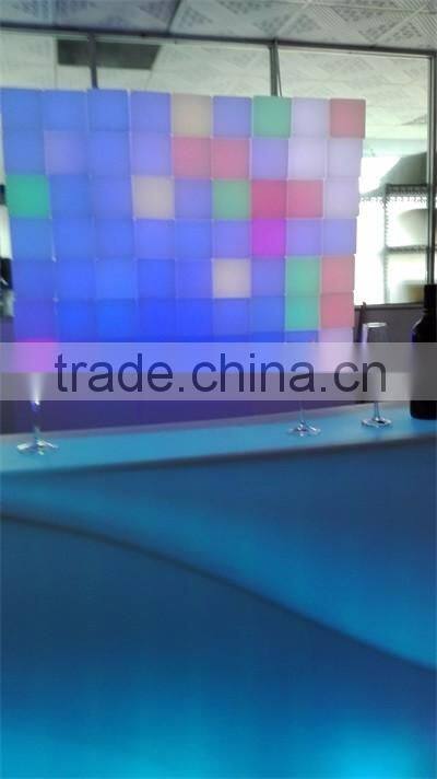 LED light cube lamp with remote control YXF-4343C