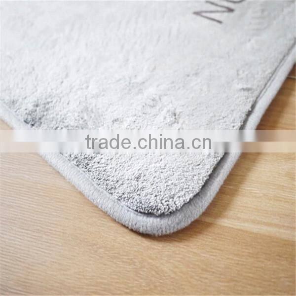 40*60cm home cute design anti slip polyester custom floor mat