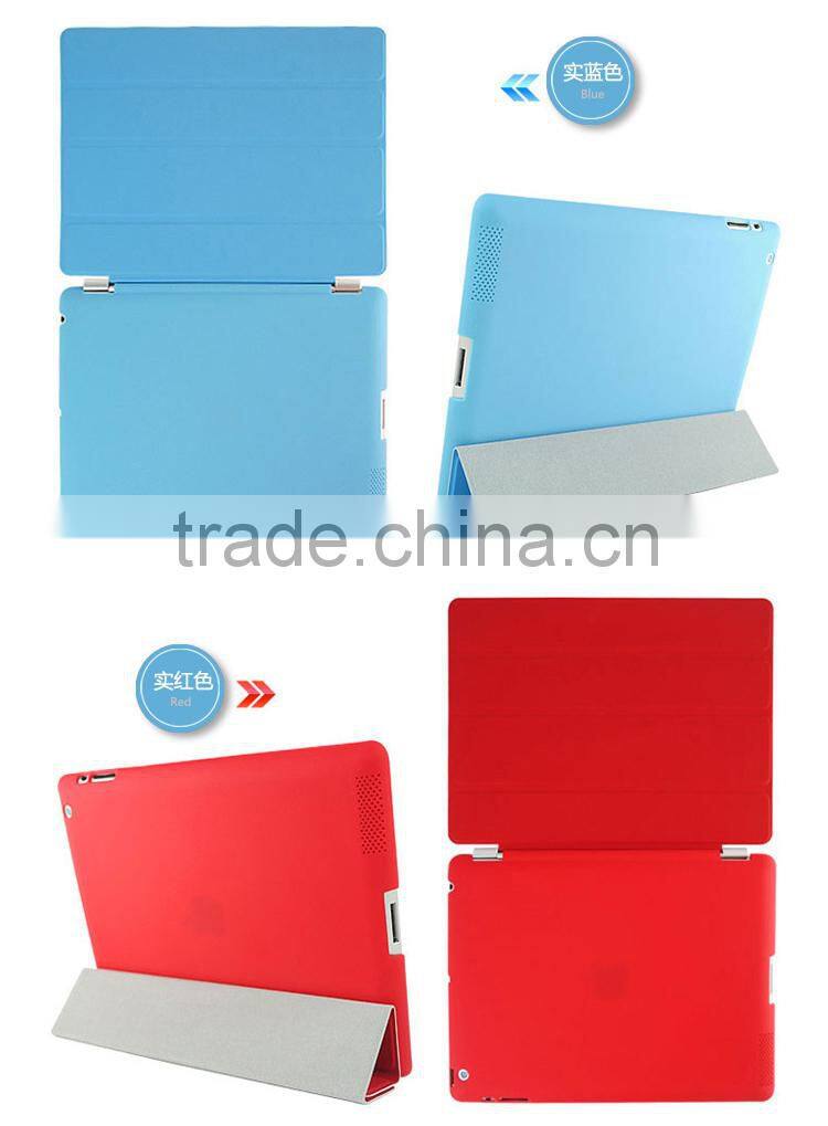 new product Smart cover For iPad 6 leather Stand case