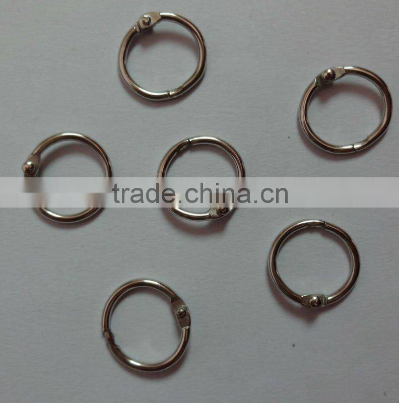 Metal book split ring