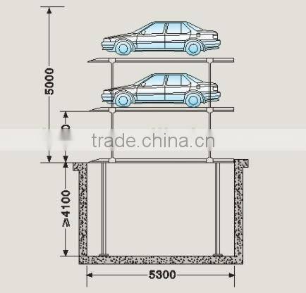 High quality car parking machines