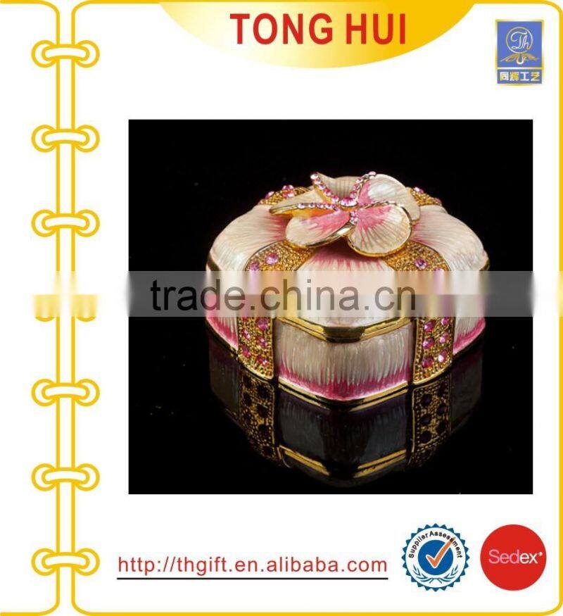 Czech Drilling silver big Pearl Jewel box