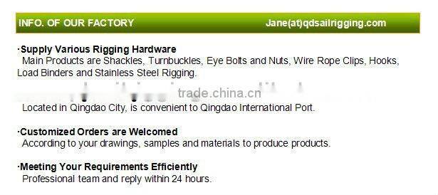 Australian type shackle painted black pin