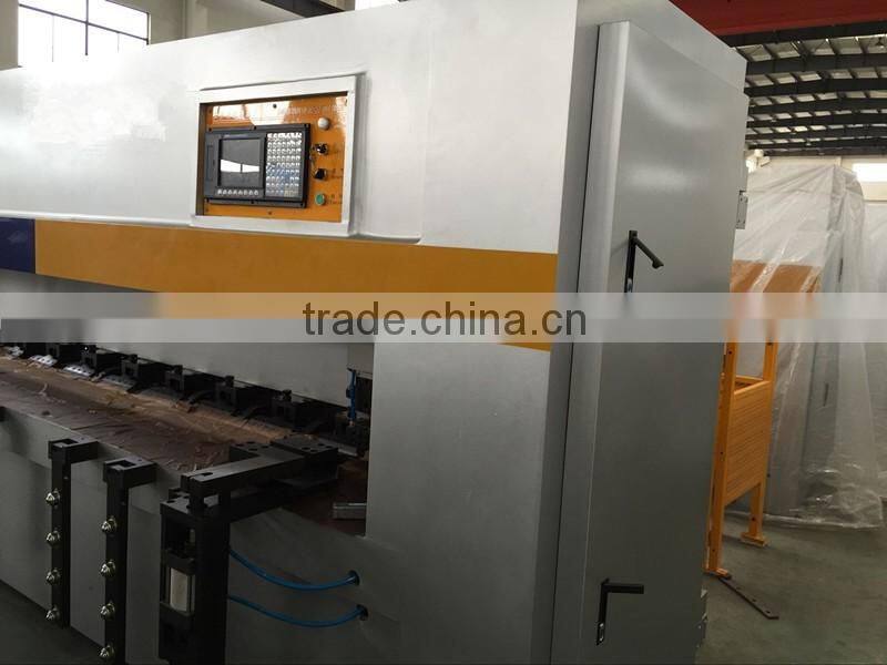 CNC open v slots on metal sheet plate V-Grooving Machine
