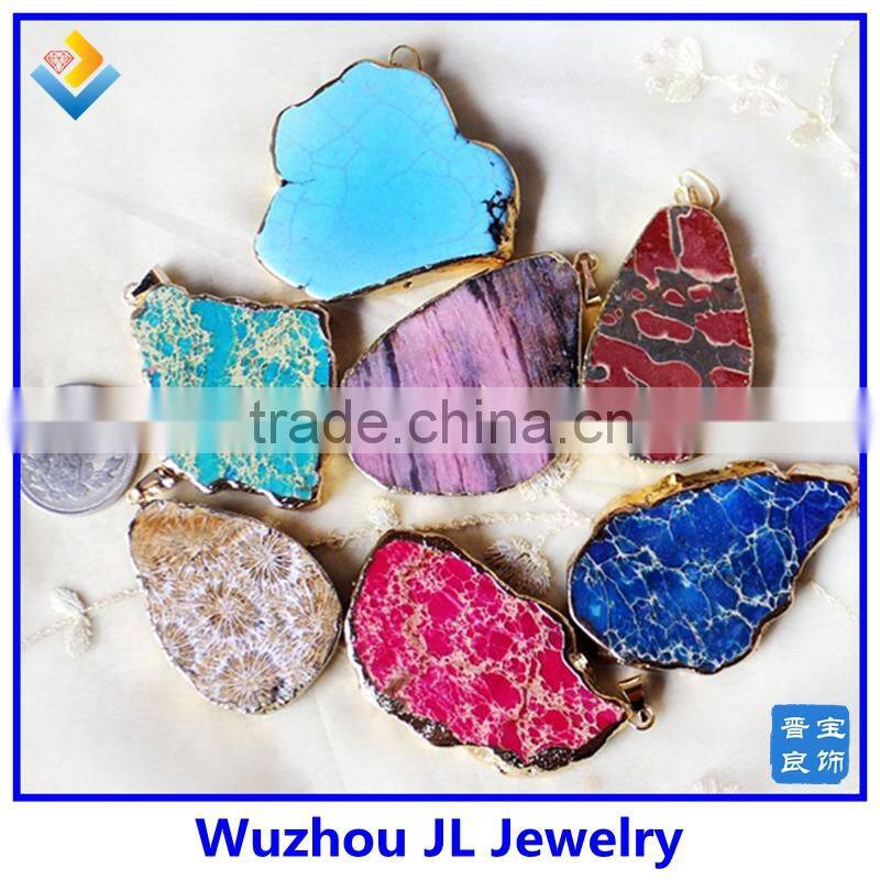 wholesale natural crystal pyramid lalique crystal single big stone pendant