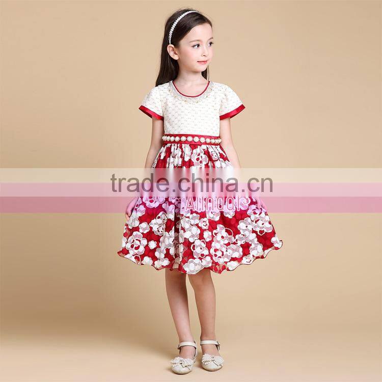 Girls Fashion Casual Frock Designs Dresses for Children 7 Years