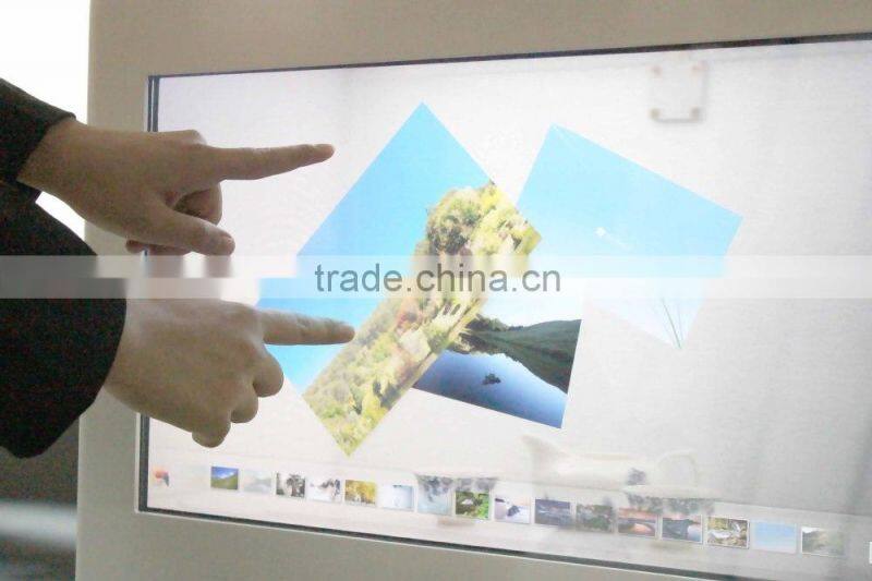 transparent LCD showcase box | touch showcase display