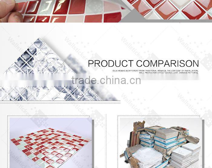 Hot sale offest printing process eco-friendly kitchen tile sticker