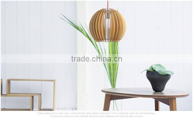 LED pendant light JK-8005B-08 Wooden linear led suspended light & led pendant light home & warm led pendant light