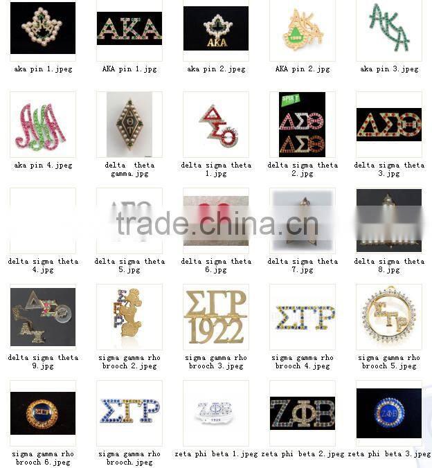 Wholesale vnistar rhinestone lady's hat shape brooch with delta sigma theta 100 sorority 2016 mascot lapel