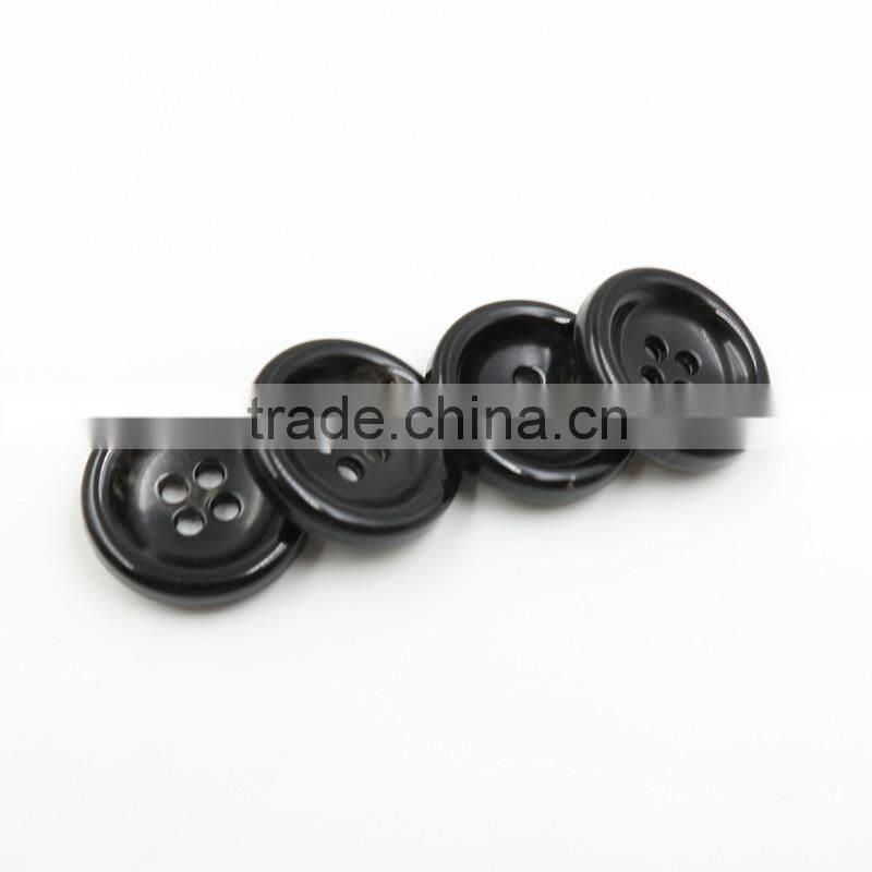 Sedex Audited Factory 2 Pillar burnt rim 4 holes Fire proof urea button, urea button for suit