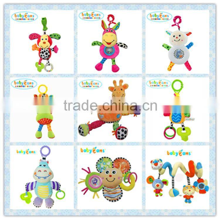 babyfans Stuffed Cute Musical Fish Toy Educational Baby Toys Baby Rattle