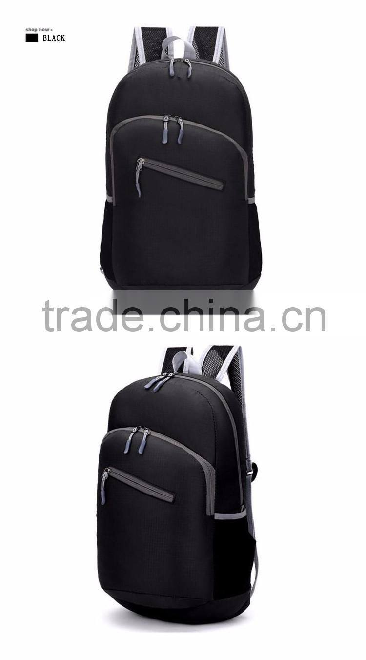 outdoor can be folding traveling backpack ultra light hiking shoulder bag