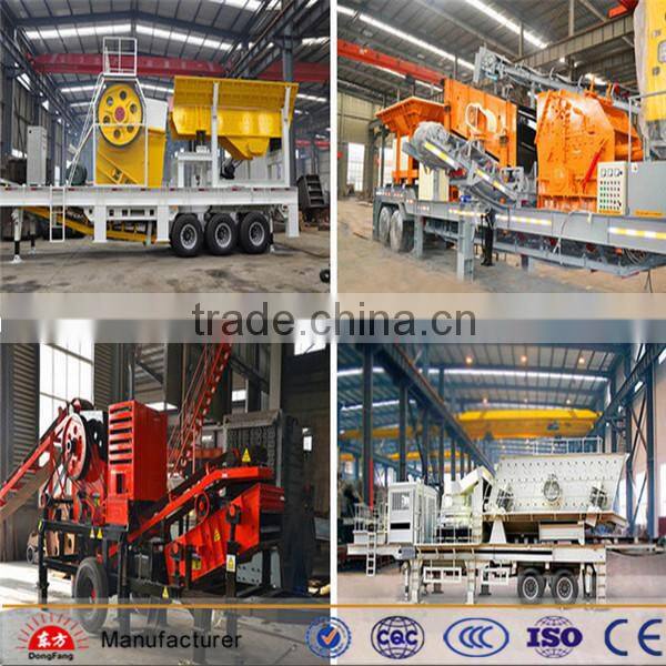 Portable track small mobile crusher for sale