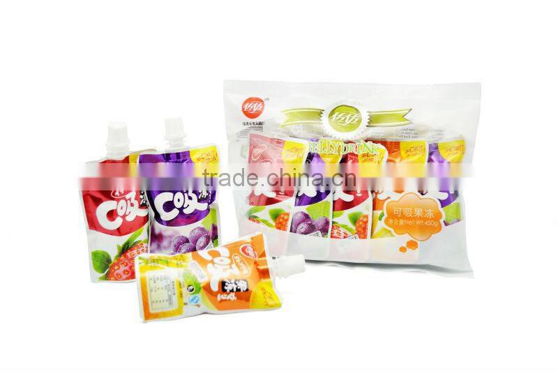 soft fruit jelly drink jelly