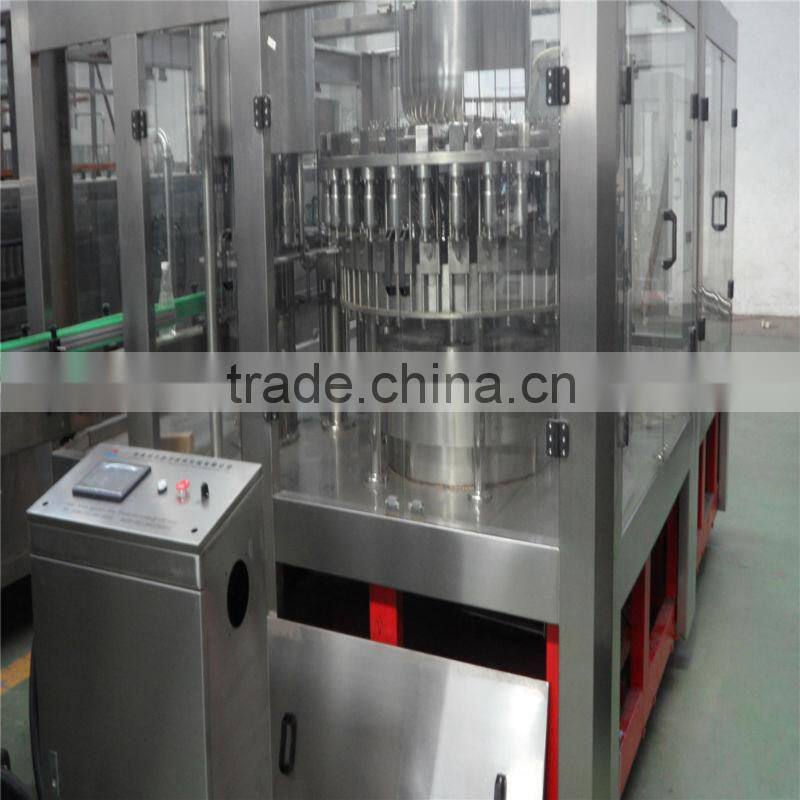 3 in 1 glass filling -capping -sealing production line