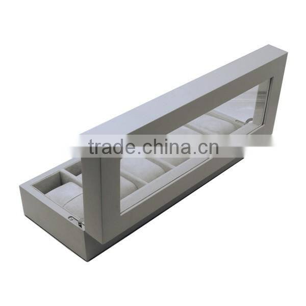 Custom luxury wooden watch storage box for watch gift packaging case