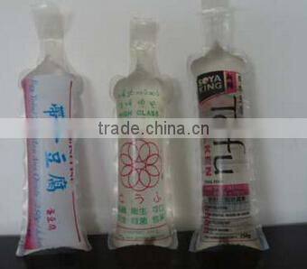 Semi automatic 8 heads Japanese Tofu Bag Filling and Sealing Machine