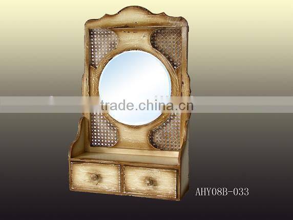 Fantastic wooden wall dresser with two drawers