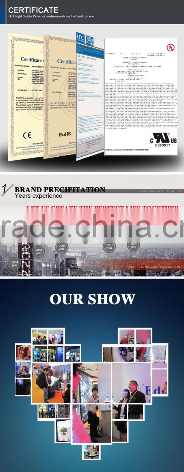 Edgelight Edgelux Panel laser pmma optical mirror LGP engraving safety sign