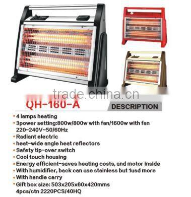 halogen/quartz room heaters