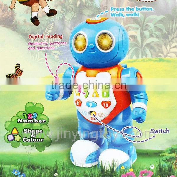 B/O multi function talking robot toy with light&sound CE certificate