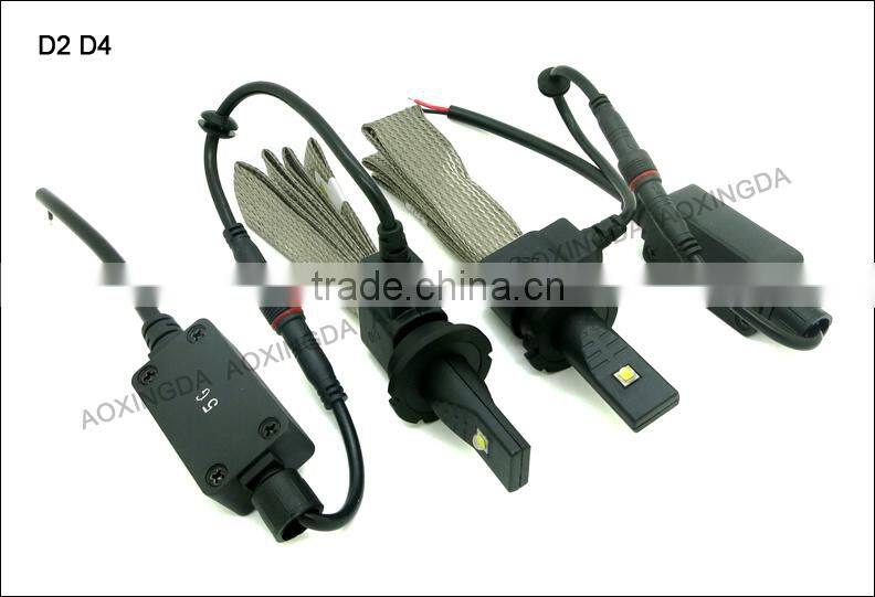 G5 LED headlight D2 D4 5000LM no fan type