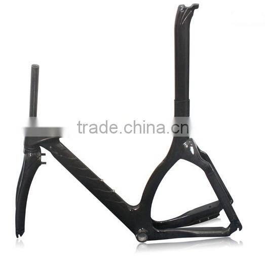 Aero carbon TT frame set 49/51/53cm headset 1-1/8''1-1/2''