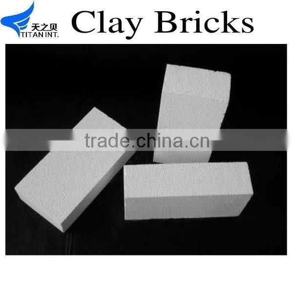 Glass furnace refractory brick for hot blast furnace