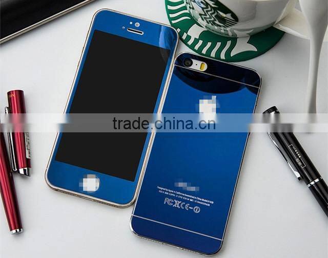 2016 new produtcts Full Color Titanium Alloy Tempered Glass for iPhone 6s Mobile Phone Case China supplier