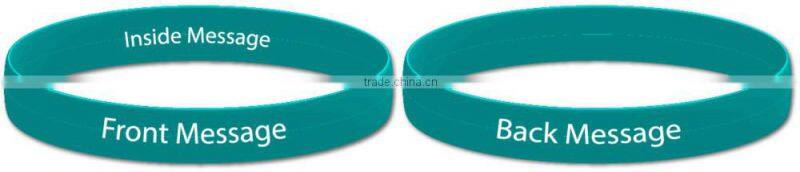 Custome Imprinted Silicone Wristbands For promotions