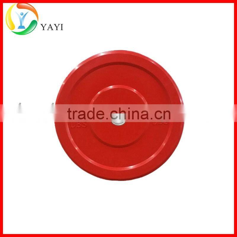 Crossfit Olympic Colored Rubber Bumper Weight Plate